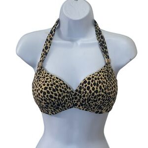 Victoria’s Secret Animal Print The Unforgettable Demi Bikini Top - Size 36B